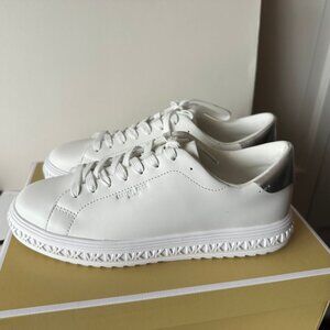 NIB MICHAEL Michael Kors Grove Lace Up Fashion Sneakers Size 9